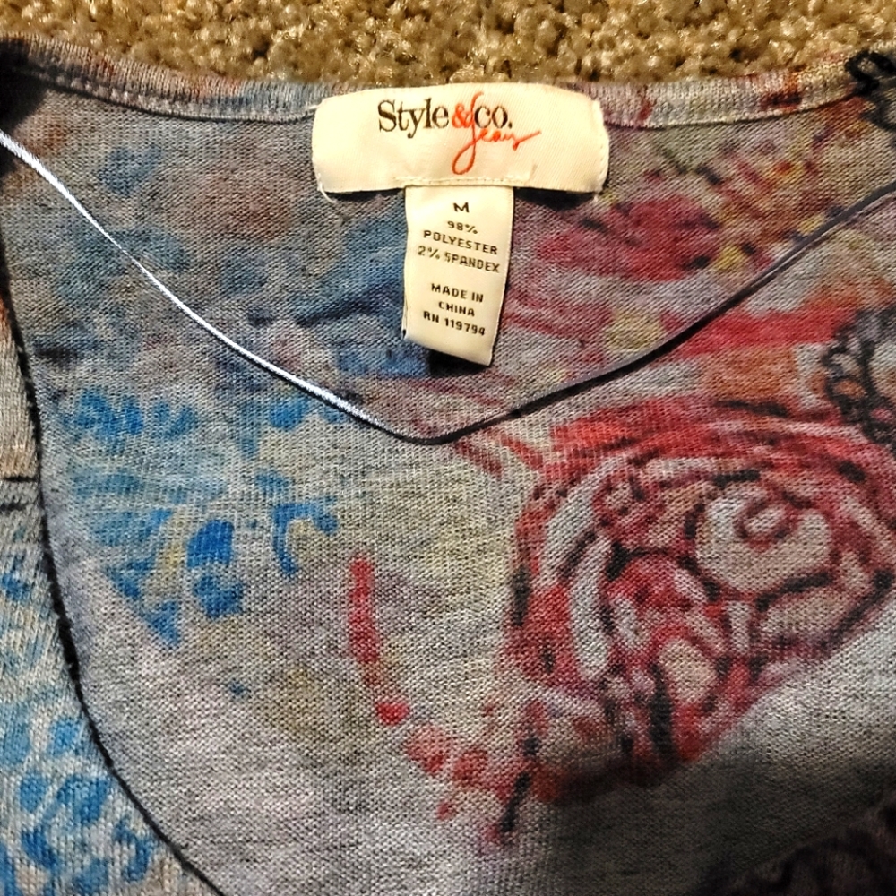 Womens short sleeve tunnic